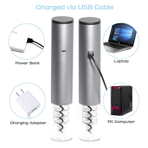 Hotool silver gift set for wine lovers is stylish and practical