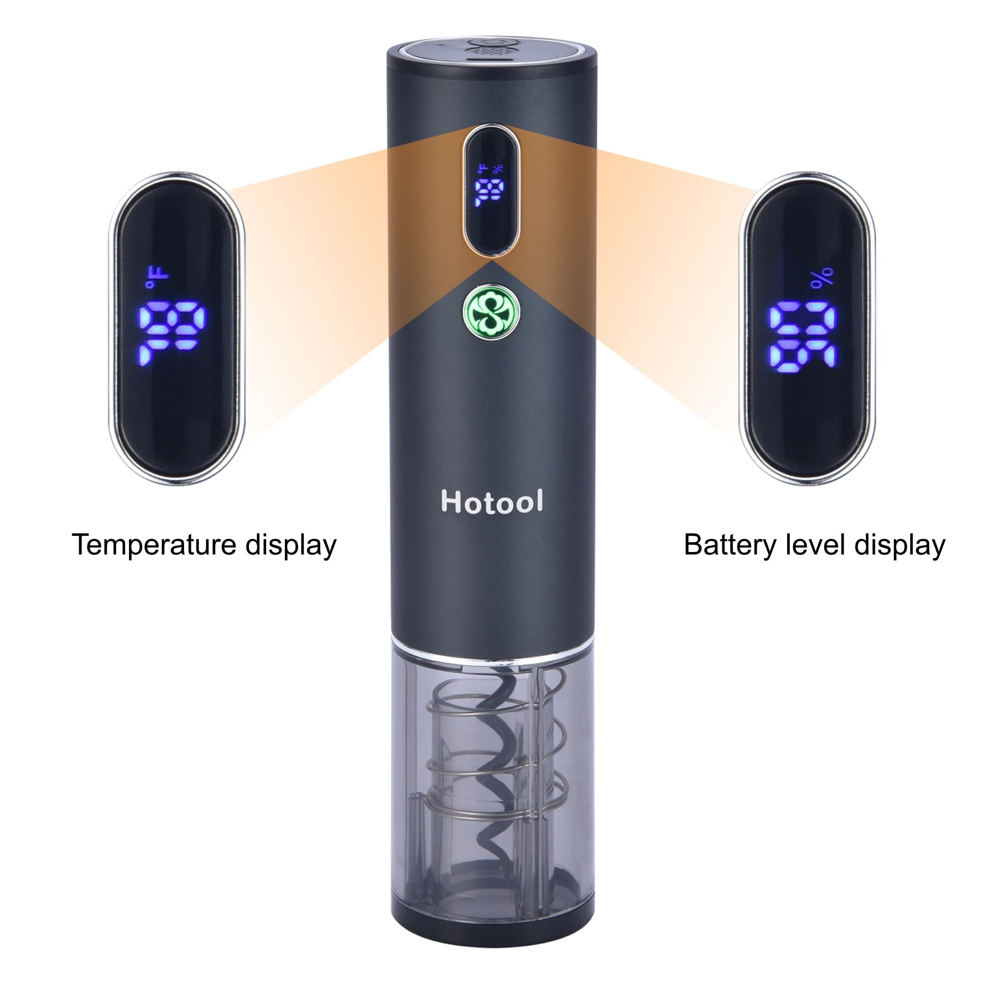 Hotool Type-C rechargeable wine opener powers multiple openings