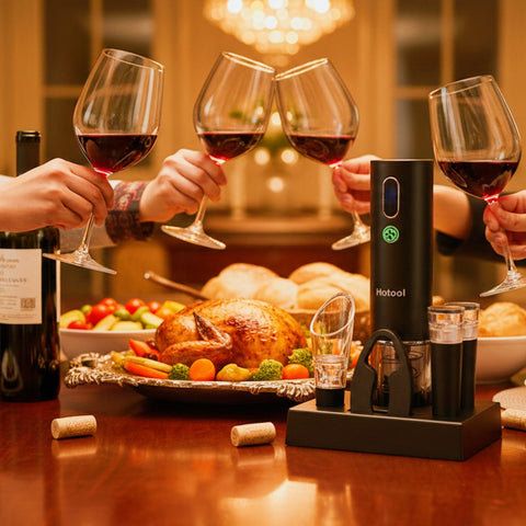 Hotool vacuum wine stoppers preserve freshness after opening
