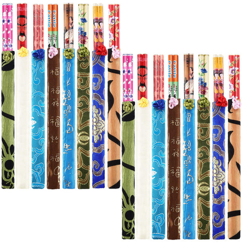 Hotop bamboo chopsticks, 20 pairs, smooth surface for comfortable daily use