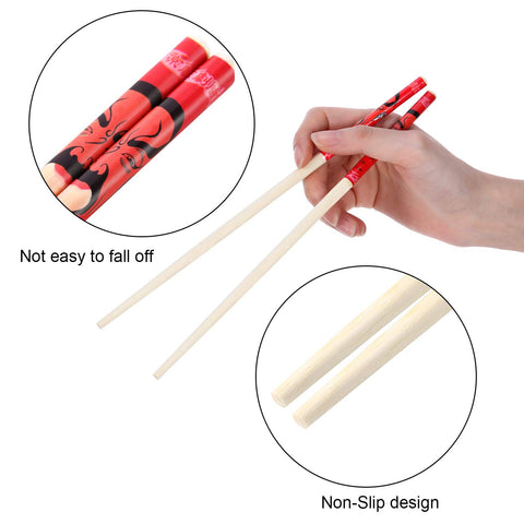 Hotop nonslip grip on chopsticks for confident handling with noodles and rice