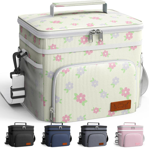 HOTOR insulated lunch box with three-layer insulation keeps meals fresh.