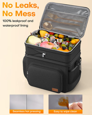 HOTOR 4-pocket design helps organize keys, snacks, and utensils.