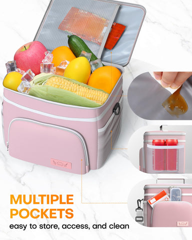 HOTOR lunch box compact size fits a full day menu.