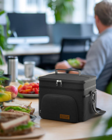 HOTOR lunch box heavy-duty zippers ensure smooth operation and reliability