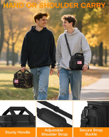 HOTOR lunch box MOLLE webbing for attaching accessories and carabiners