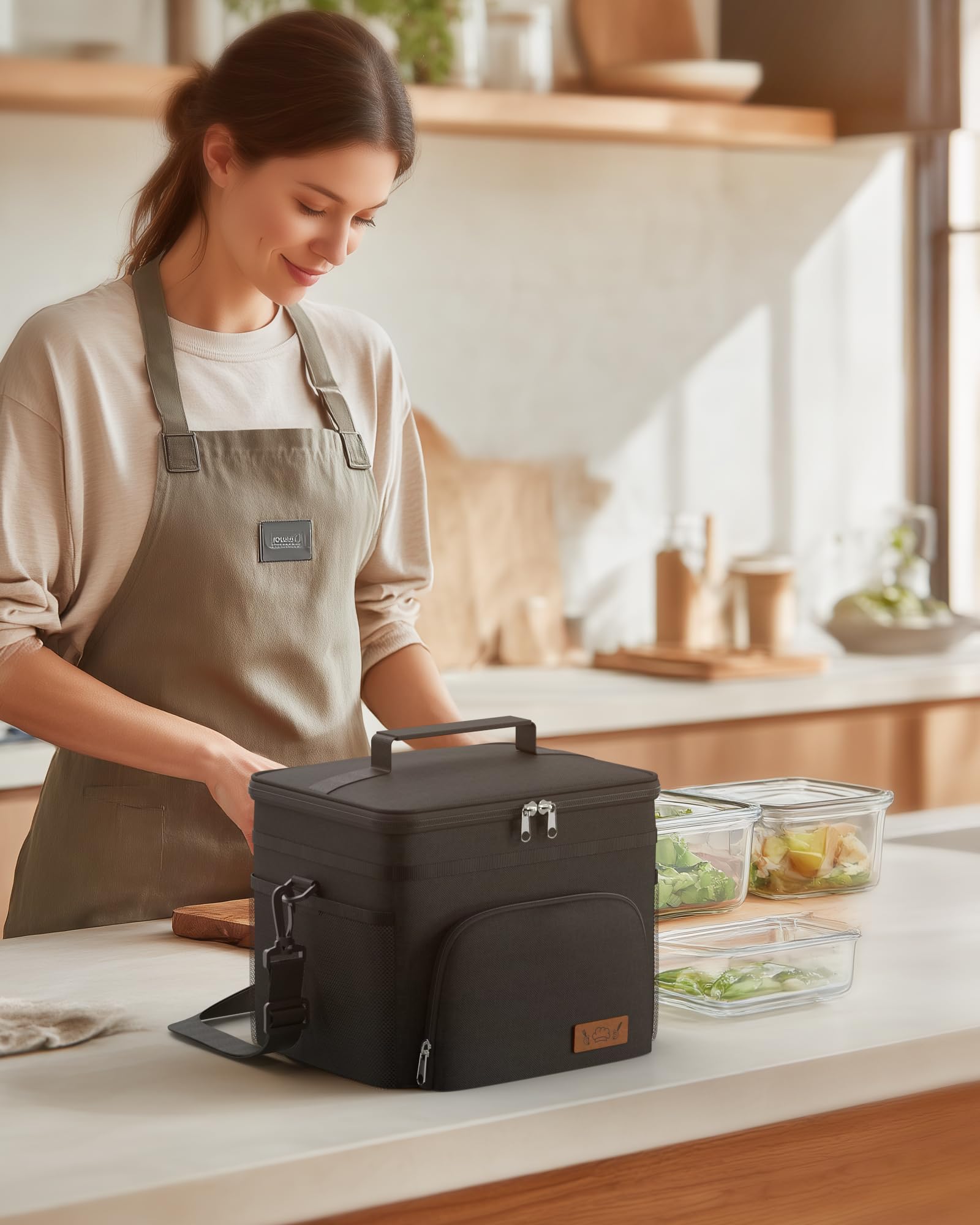 HOTOR lunch box uses 600D Oxford cloth for durable daily use