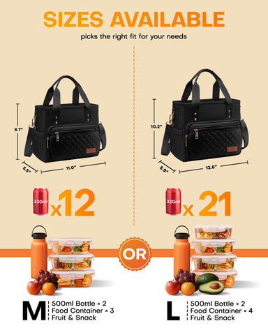 HOTOR lunch box uses Oxford cloth for durability against scratches and wear.