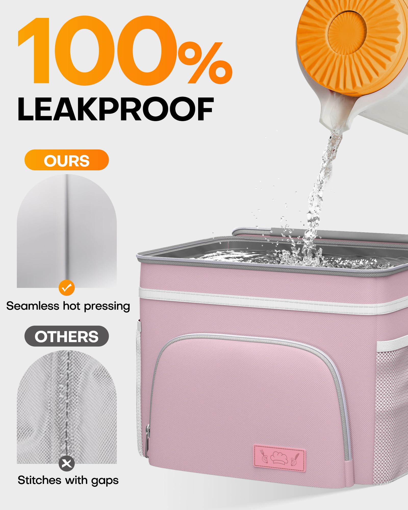 HOTOR lunch box adjustable shoulder strap for comfortable carrying.