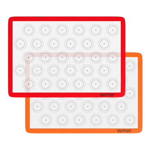 HotPOP 2-pack silicone baking sheet half size with non-stick surface for easy release
