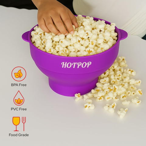 Hotpop made from BPA-free and PVC-free silicone for safety.