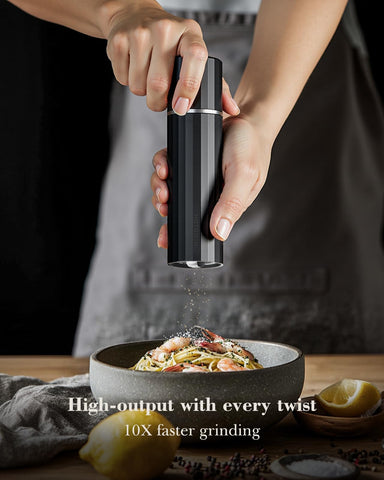 HotQilin adjustable grind dial enables precise setting from fine to coarse.