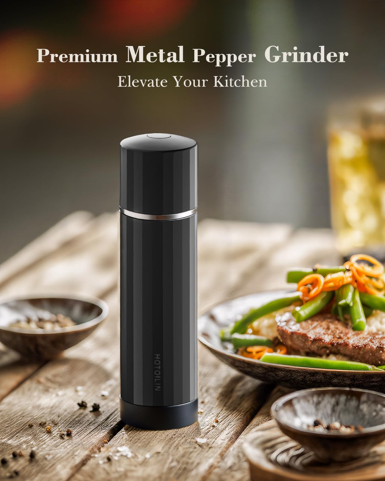 HotQilin professional-grade grinder suitable for home cooks and pro kitchens.