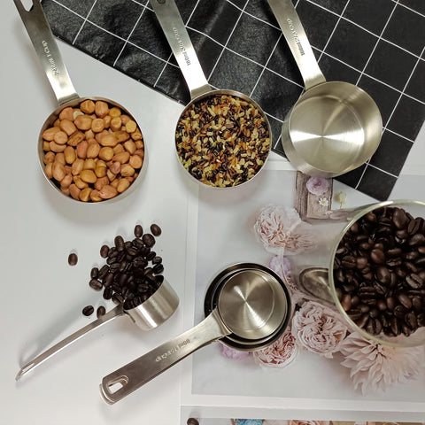 Hotsyang 1/2-cup 120ml cup with clear US and metric engraving