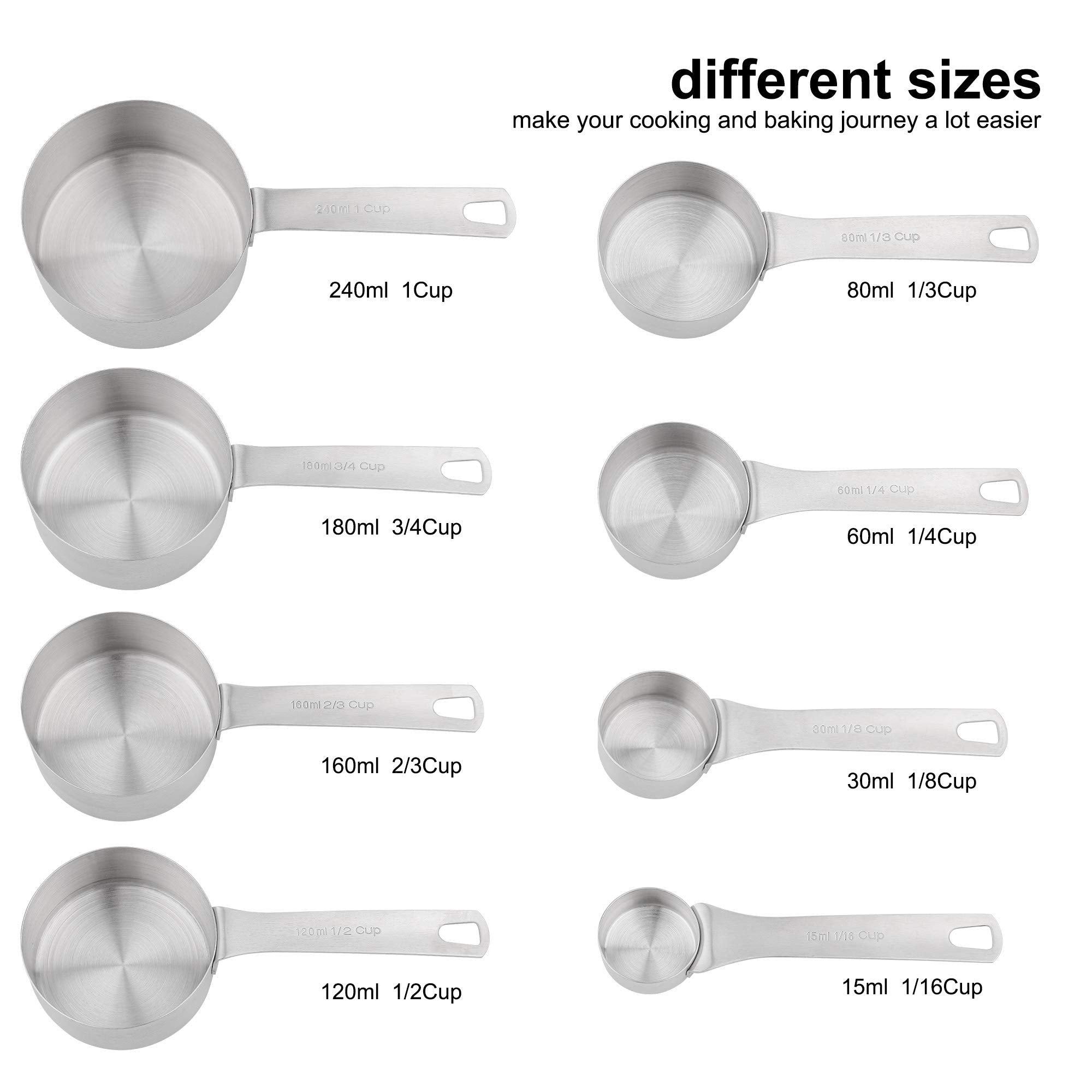 Hotsyang 3/4-cup 180ml cup with engraved marks for accuracy