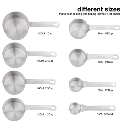 Hotsyang 3/4-cup 180ml cup with engraved marks for accuracy