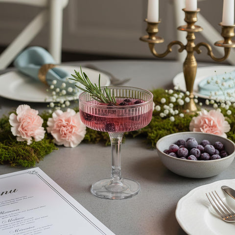 Houmury unbreakable clear plastic glasses withstand lively celebrations.