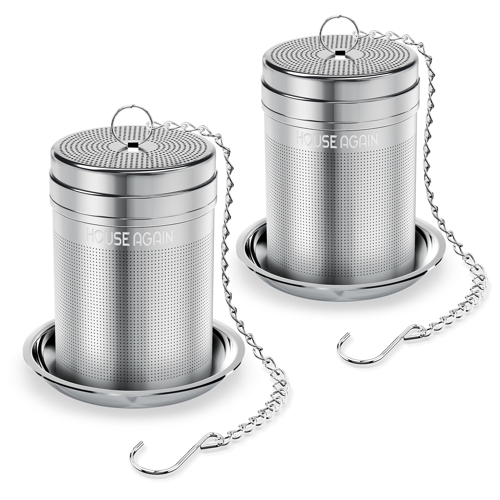 House Again micron-mesh tea infuser traps tiny particles for clean brews
