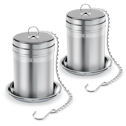 House Again micron-mesh tea infuser traps tiny particles for clean brews