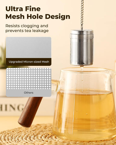 House Again 304 stainless-steel infuser resists rust for years of use