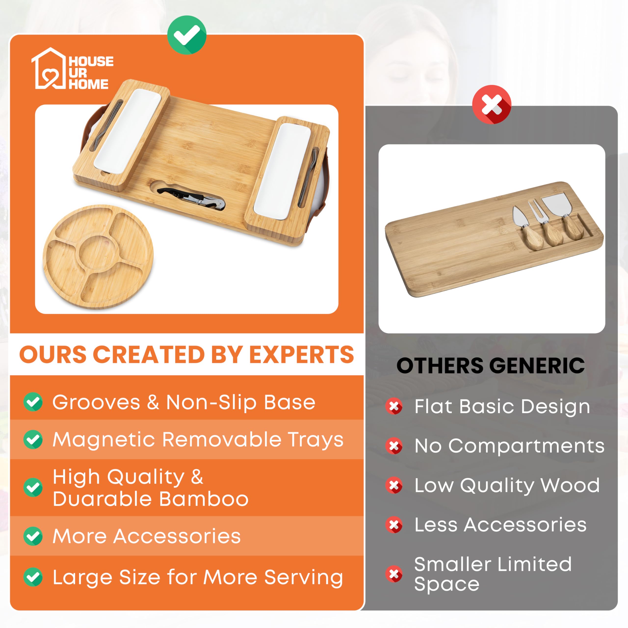House Ur Home versatile 3-in-1 platter design for gatherings.