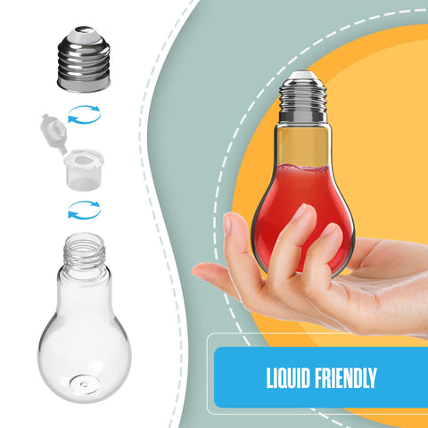 Houseables candle-style lightbulb craft with wick and oil for ambient decor