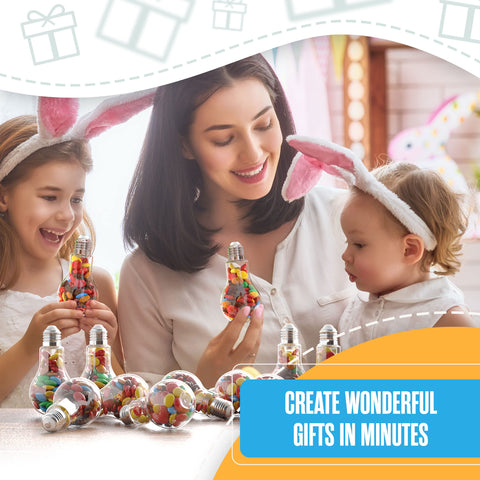 Houseables clear bulb snow globe gift idea for whimsical DIY decor