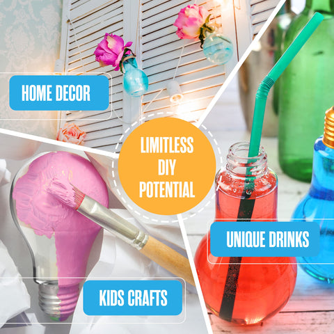 Houseables lightbulb jar helps organize office supplies with quirky style
