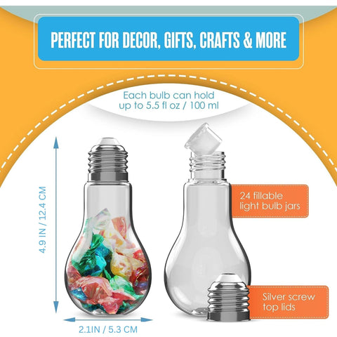 Houseables lightbulb vase for succulents and small plants with water-friendly design
