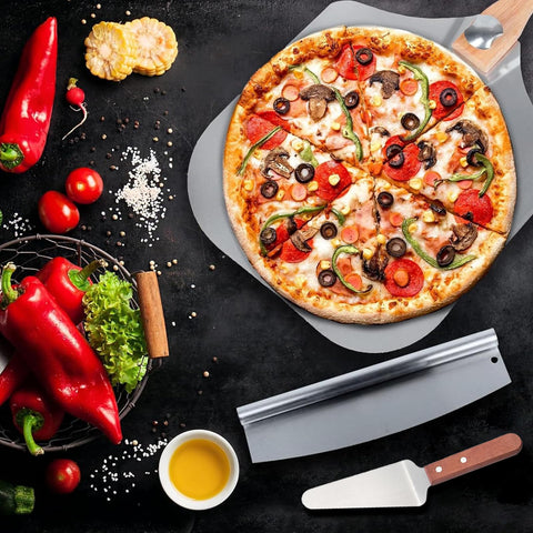 HouseAssist pizza cutter rocker delivers fast, precise slices.