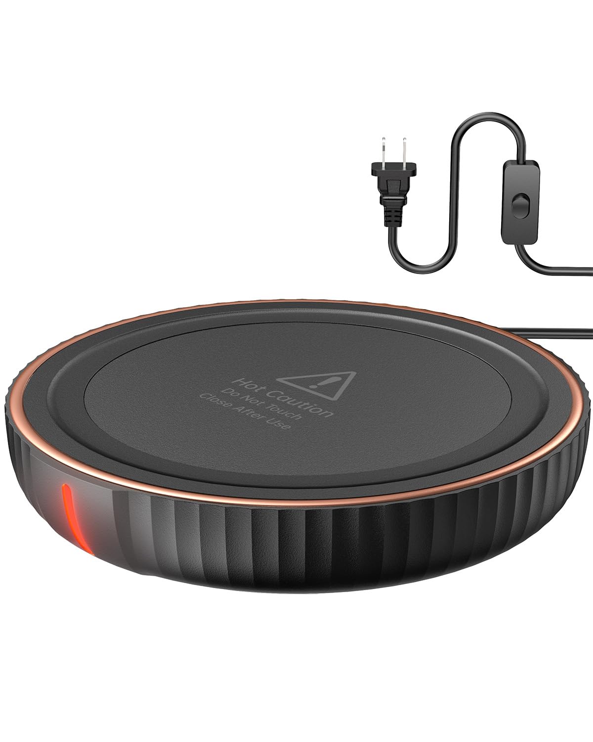 HouseGem candle warmer plate top view with black finish preserves aromas