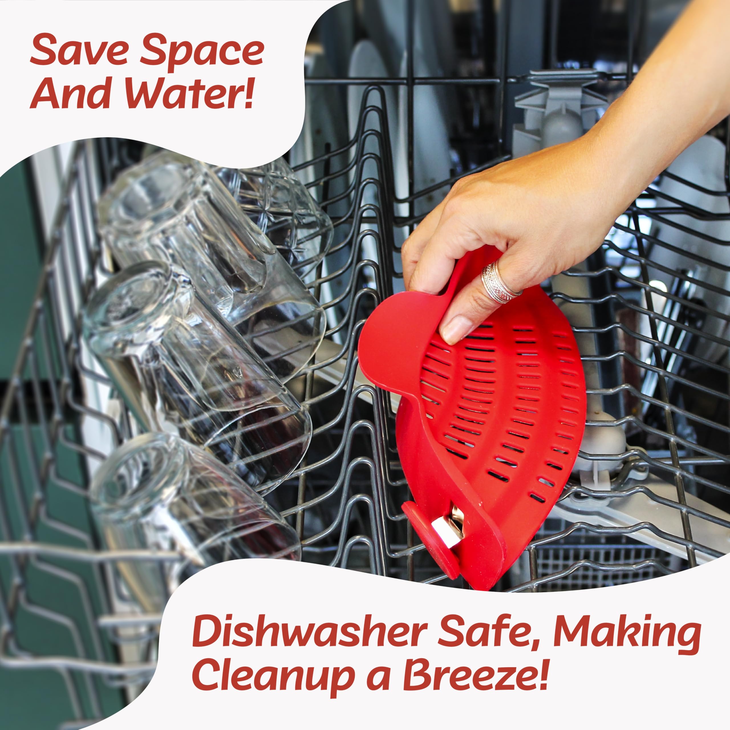 Houseify Perfect Pasta Pal mess-free drain makes weeknight pasta easier