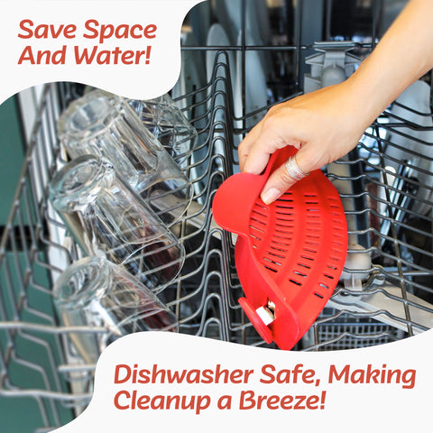 Houseify Perfect Pasta Pal mess-free drain makes weeknight pasta easier