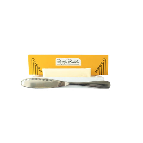 Houseify Ready Butter 3-in-1 knife with butter spreader for smooth, quick breakfast spreading