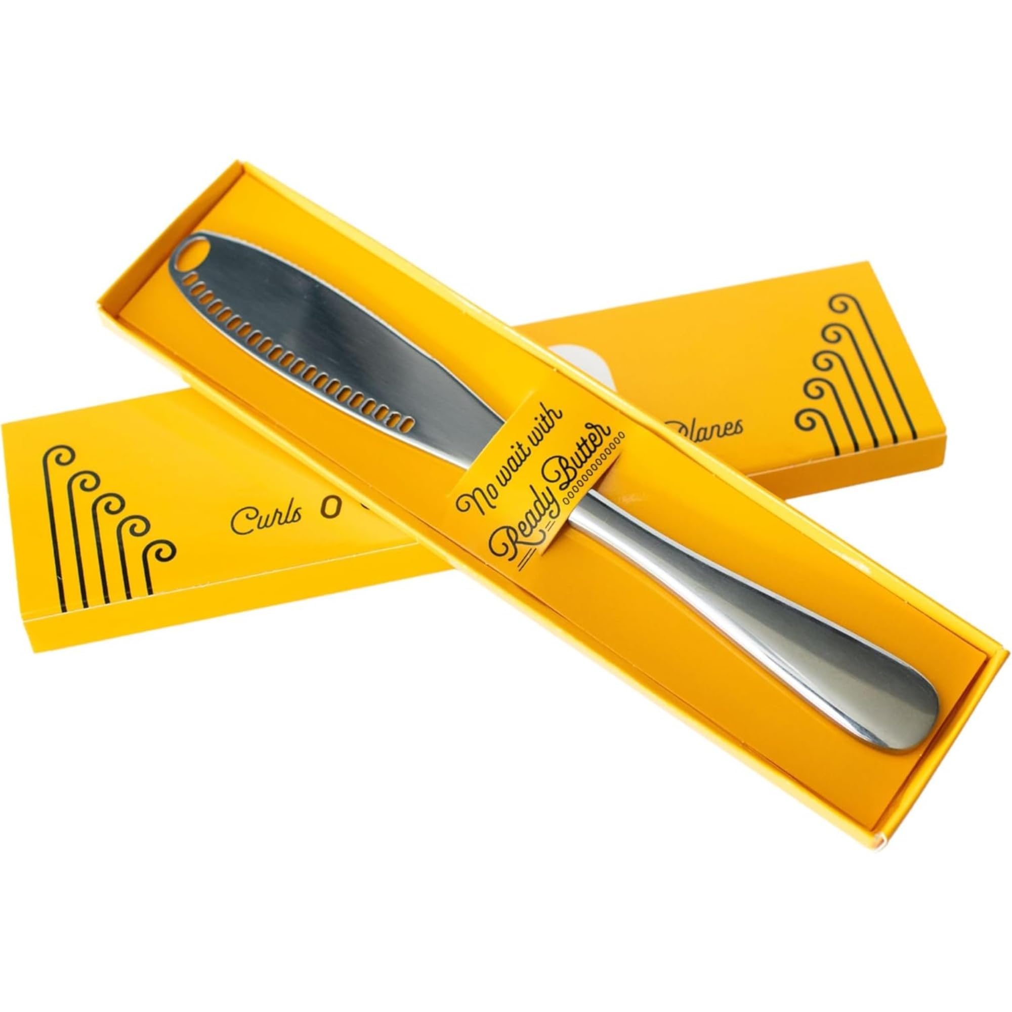 Houseify Ready Butter 3-in-1 knife micro grater for fine garnish and zest
