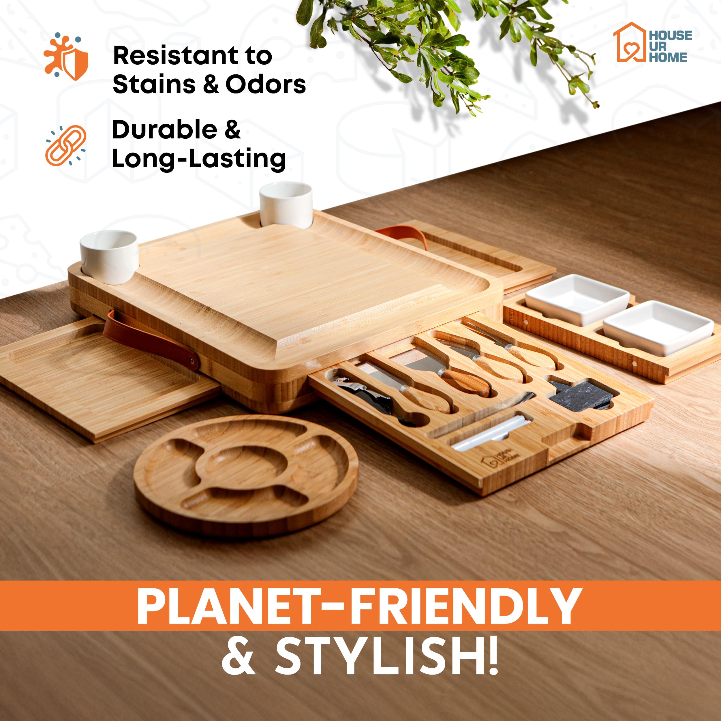 House Ur Home sustainably crafted bamboo detail highlighting natural durability