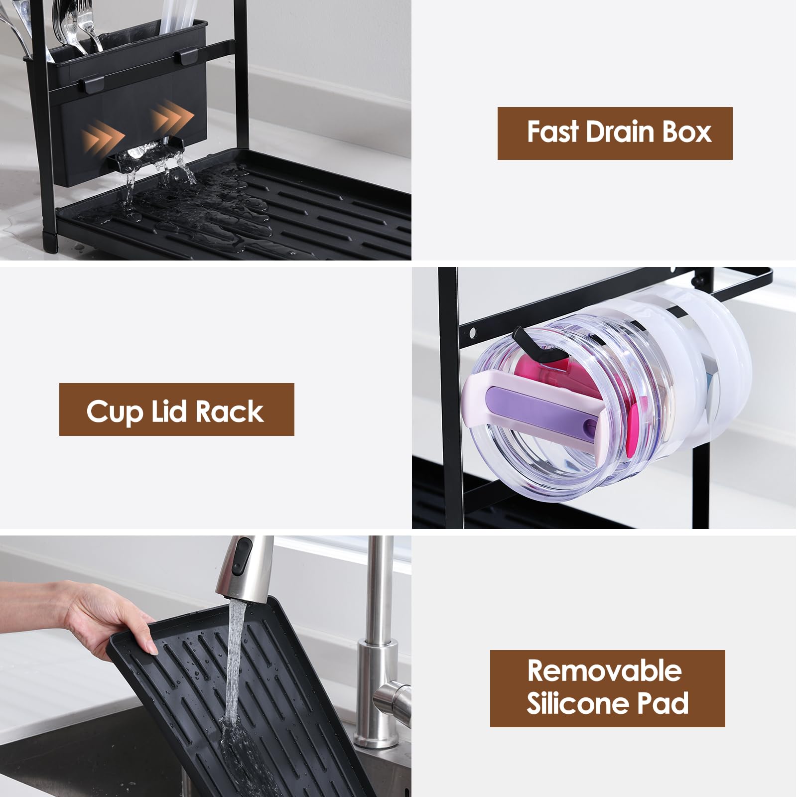 Housolution carbon steel frame provides sturdy, durable support