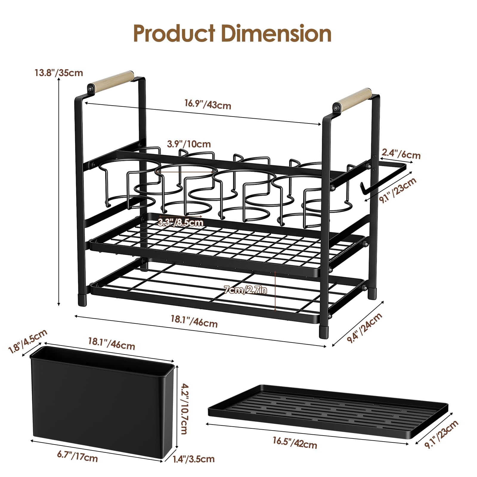 Housolution kitchen organization for cabinets, counters, and dining areas