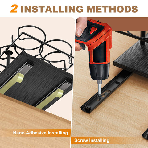 Housolution sturdy carbon steel frame supports tall tumblers safely