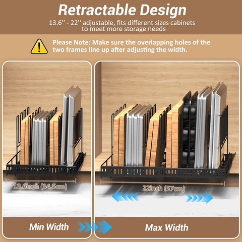Housolution three-section slide rail enables full extension and easy reach