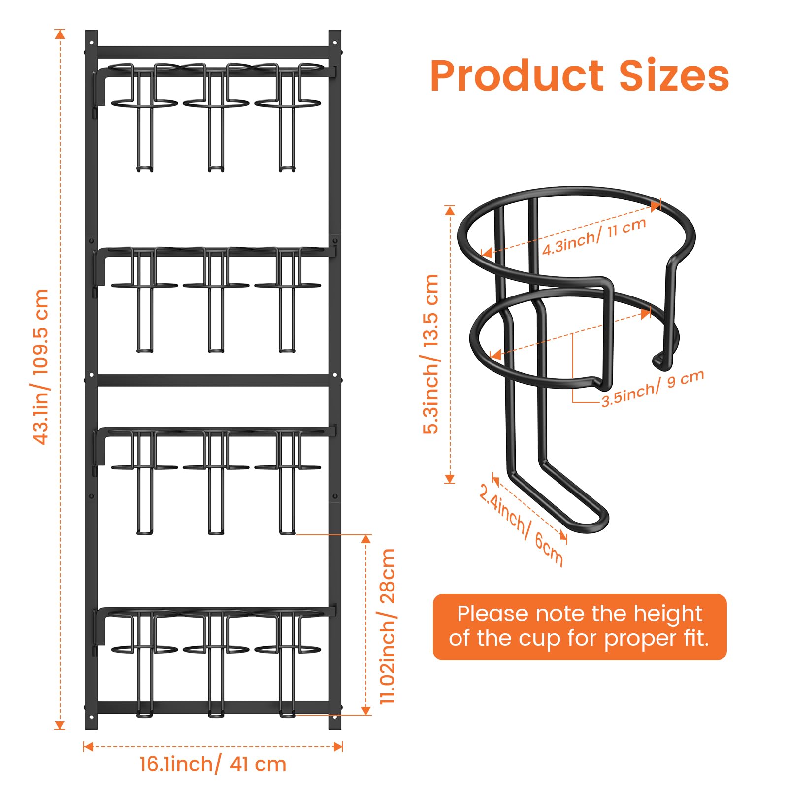 Housolution tier slots with guides hold bottles upright and reduce tipping during use.