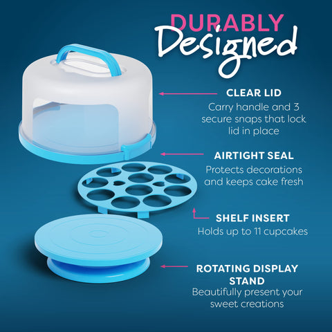 Houzzkingz cupcake insert fits 11 cupcakes for easy prep.
