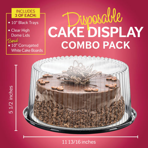 Houzzkingz honeycomb-reinforced tray adds rigidity for reliable cake transport.