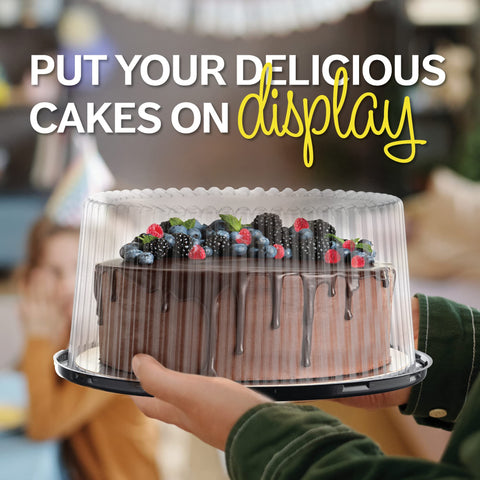 HOUZZKINGZ USA 2-3 layer capacity suits multi-tier cakes up to 10 inches.