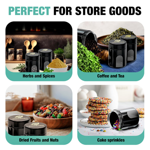 HOVANZO UV-protected glass jar preserves aroma and color.