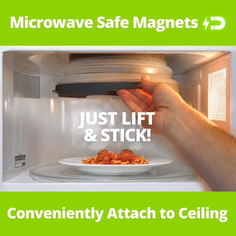 Hover Cover BPA-free material ensures safe reheating for family meals.