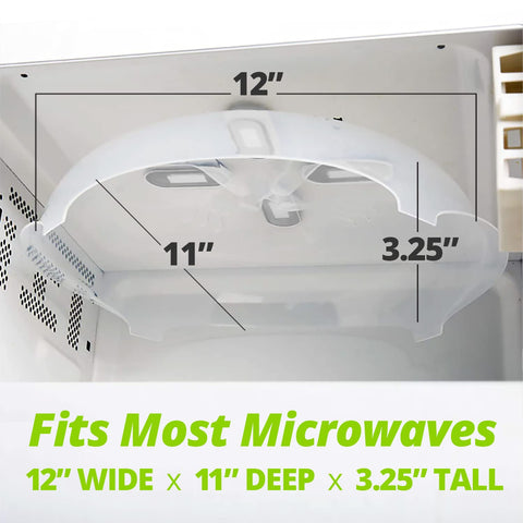 Hover Cover BPA-free material ensures safe food contact during daily microwaving