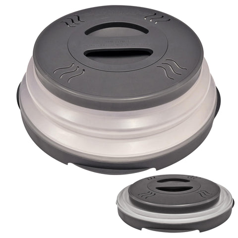 Hover Cover space-saving storage keeps your microwave area neat and accessible.