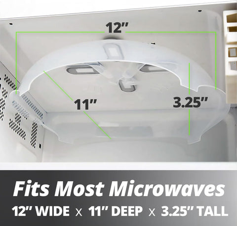 Hover Cover steam-vents for even heating during reheating