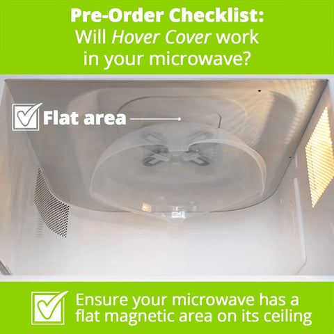 HOVER COVER steam-vents deliver even heat and prevent soggy results.